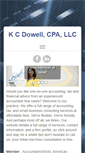 Mobile Screenshot of kcdowellcpa.com